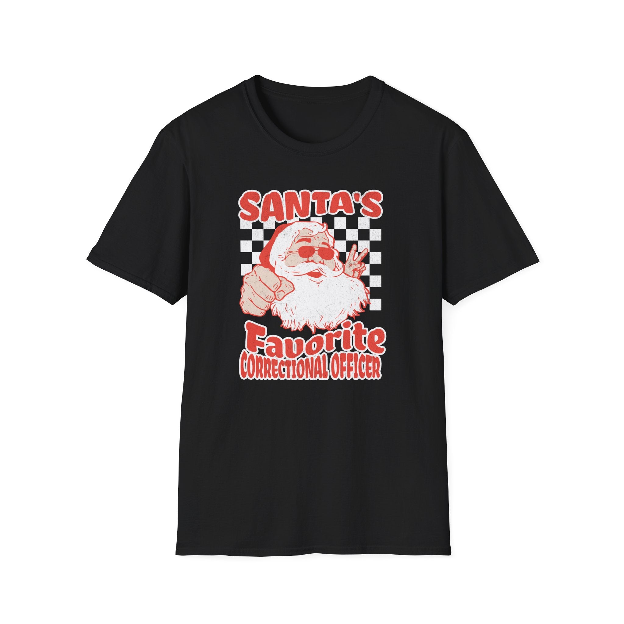 Santas favorite correctional officer Unisex Softstyle T-Shirt