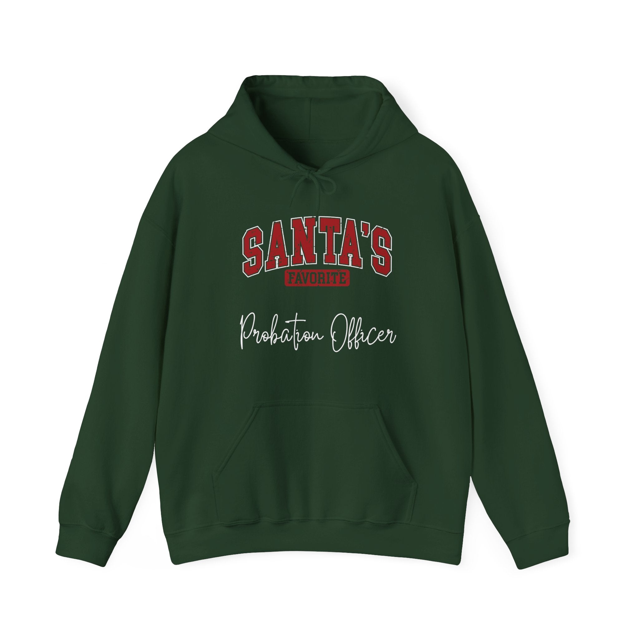 Santas favorite Probation officer Unisex Heavy Blend Hooded Sweatshirt