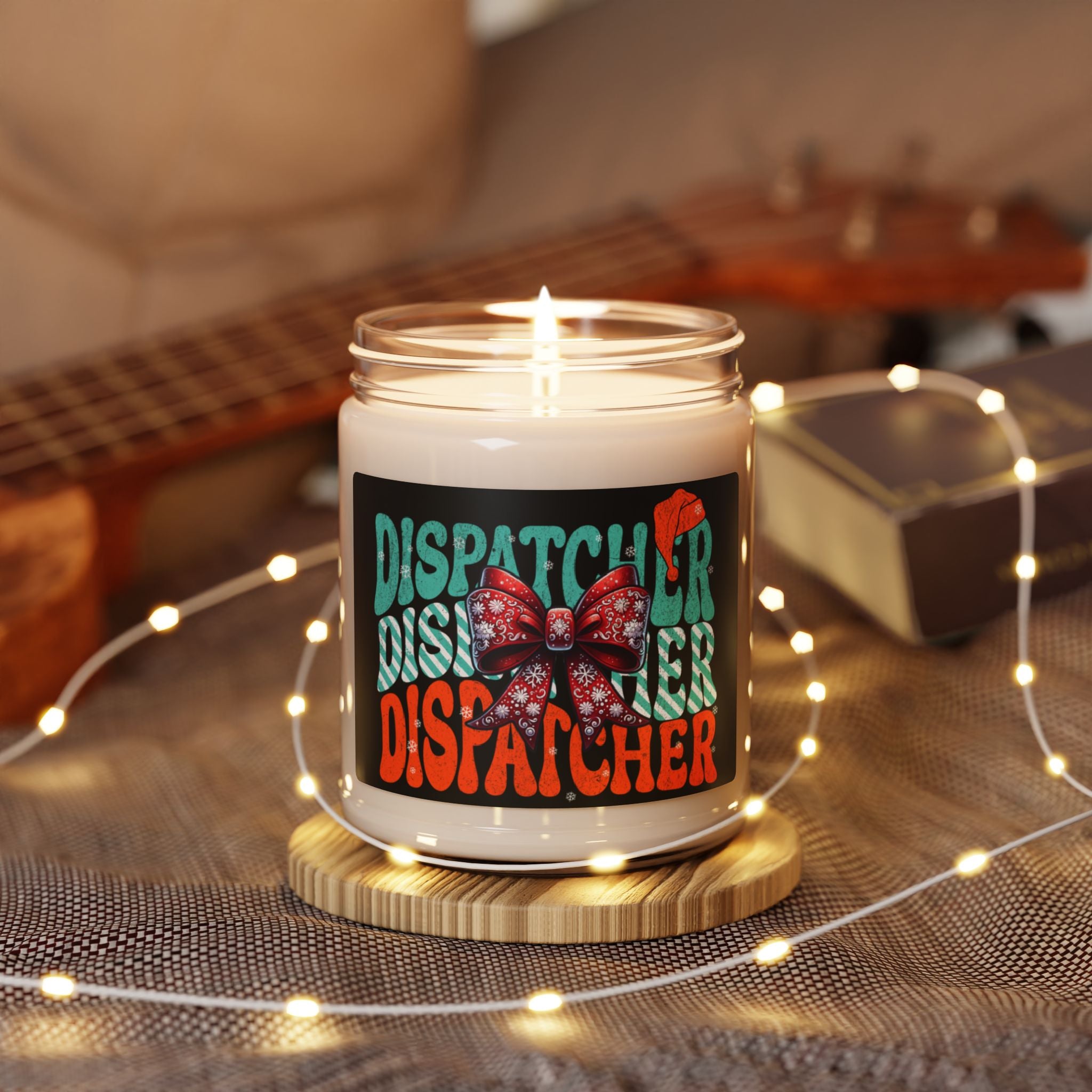 Dispatcher Scented Soy Candle, 9oz / dispatcher gift / seasonal dispatcher 911 appreciation / seasonal candle / dispatcher