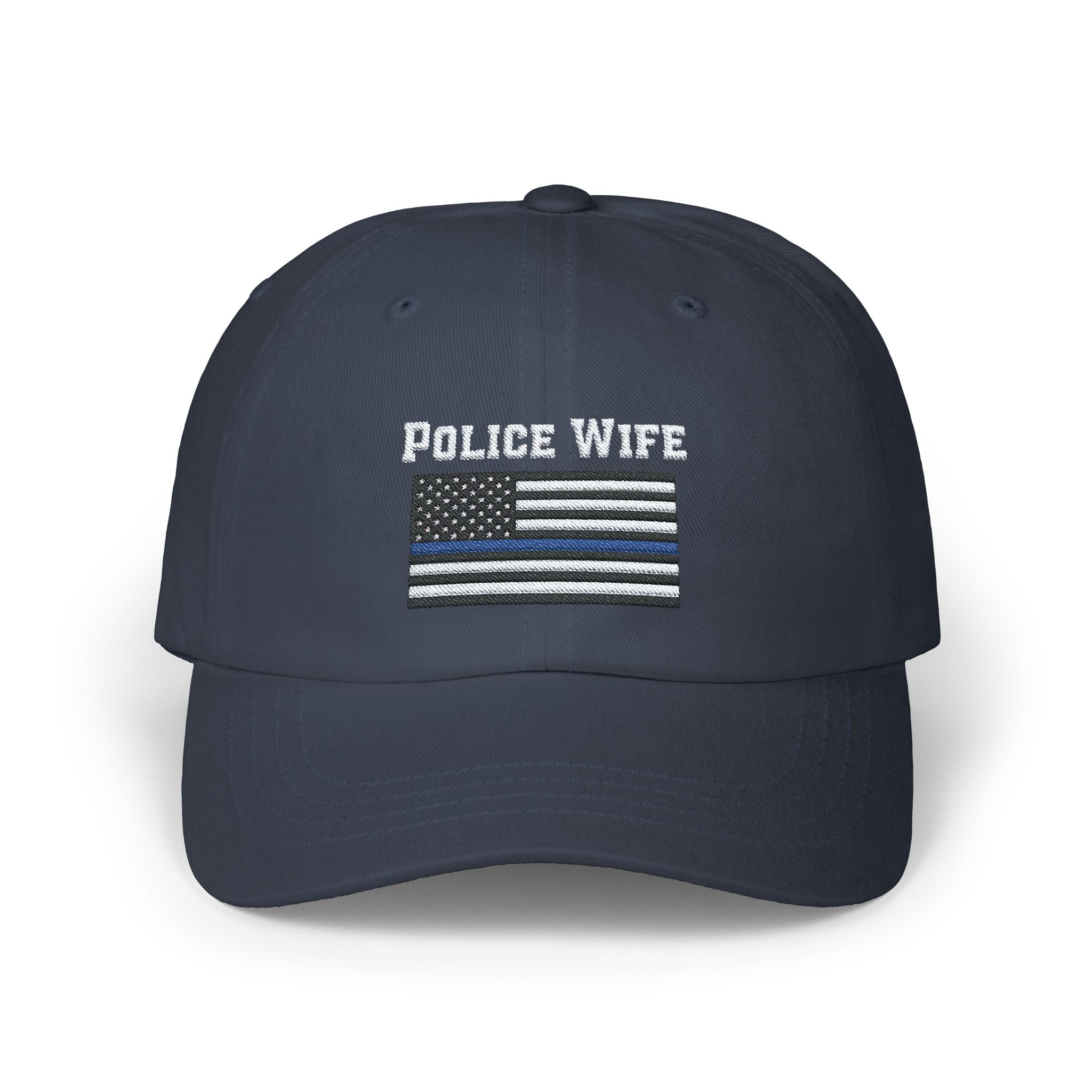 Embroidered Police Wife Classic Cap