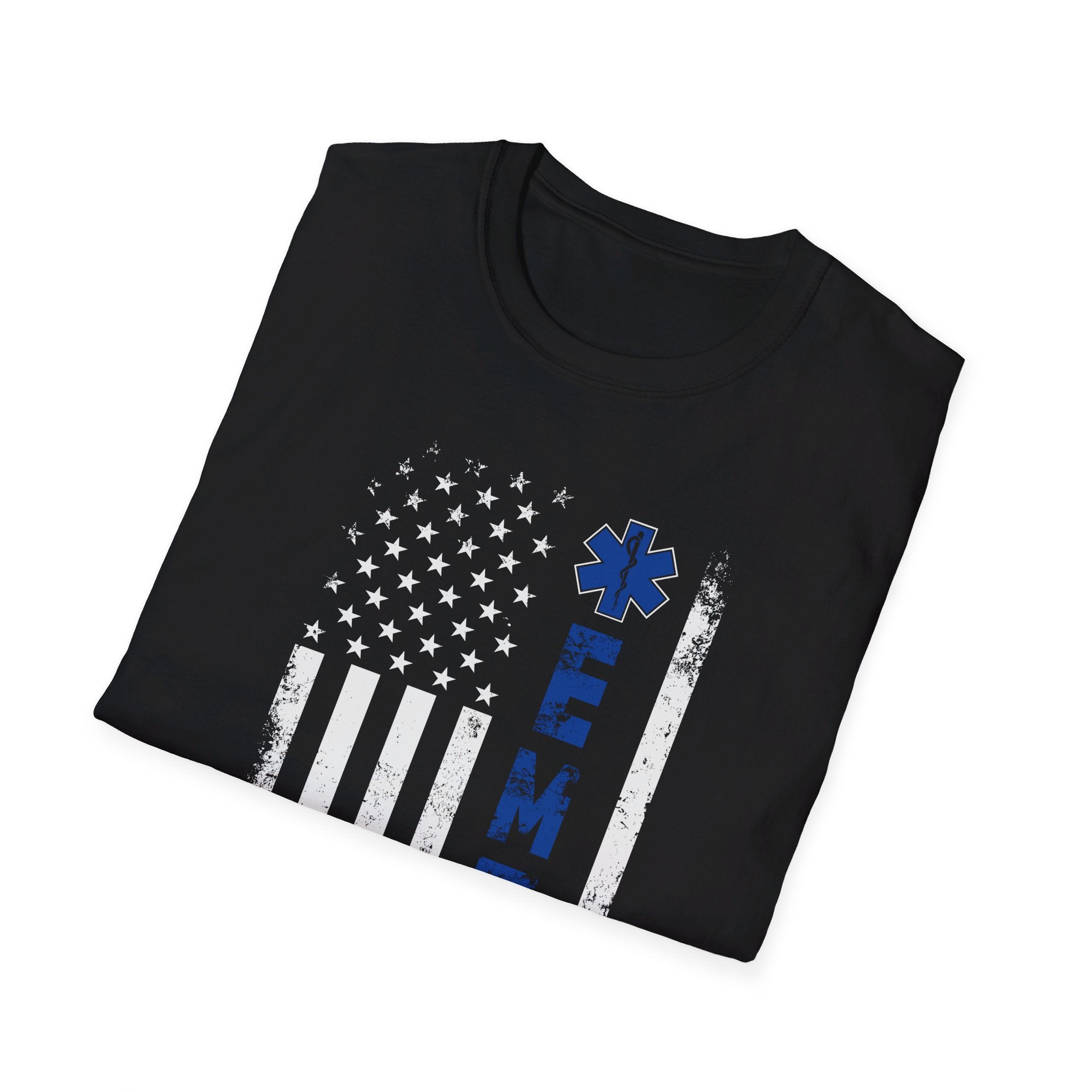 EMT Unisex Softstyle T-Shirt Thin White Line