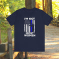 Load image into Gallery viewer, Im not most women Jersey Short Sleeve Tee Female officer gift idea
