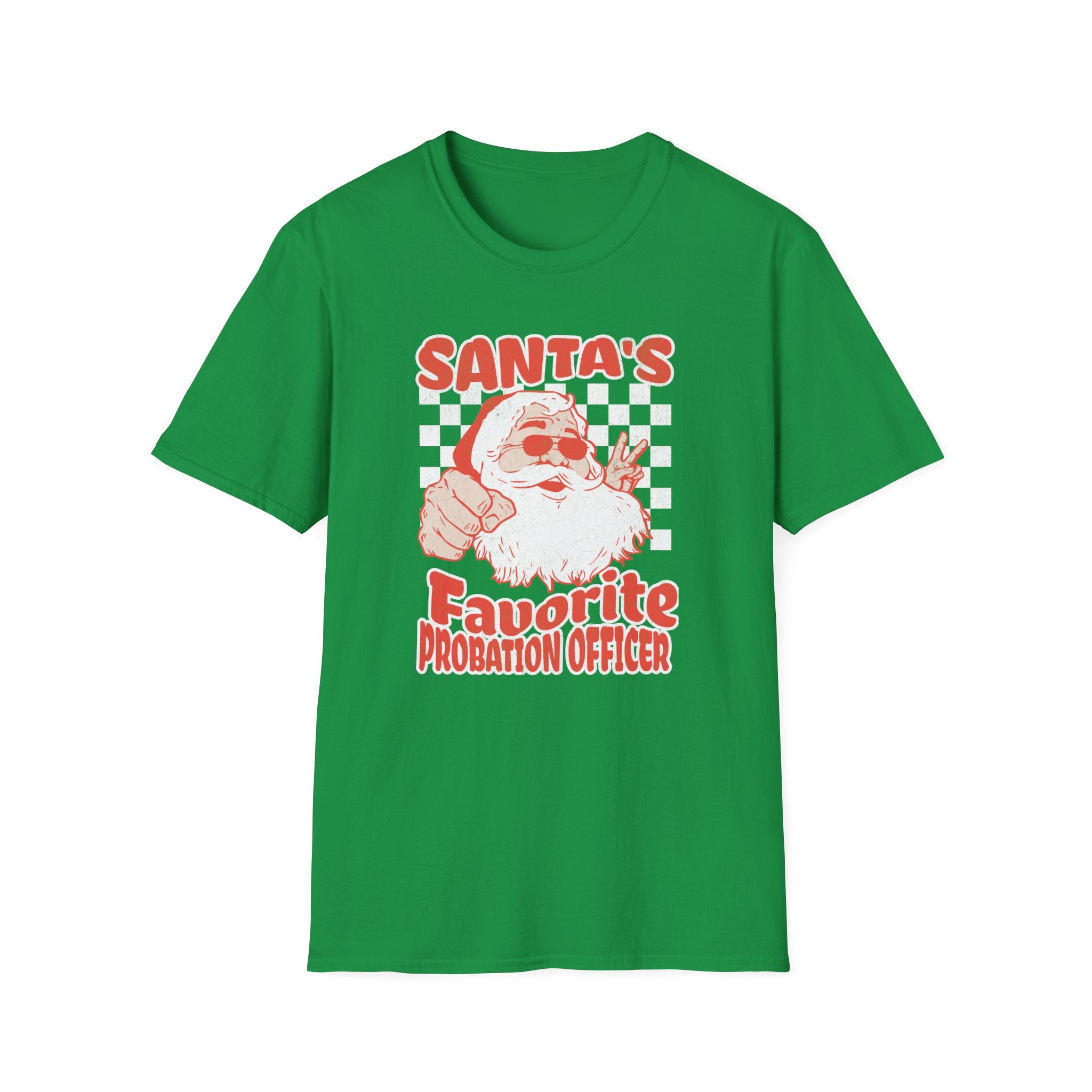 Santas favorite probation officer Unisex Softstyle T-Shirt