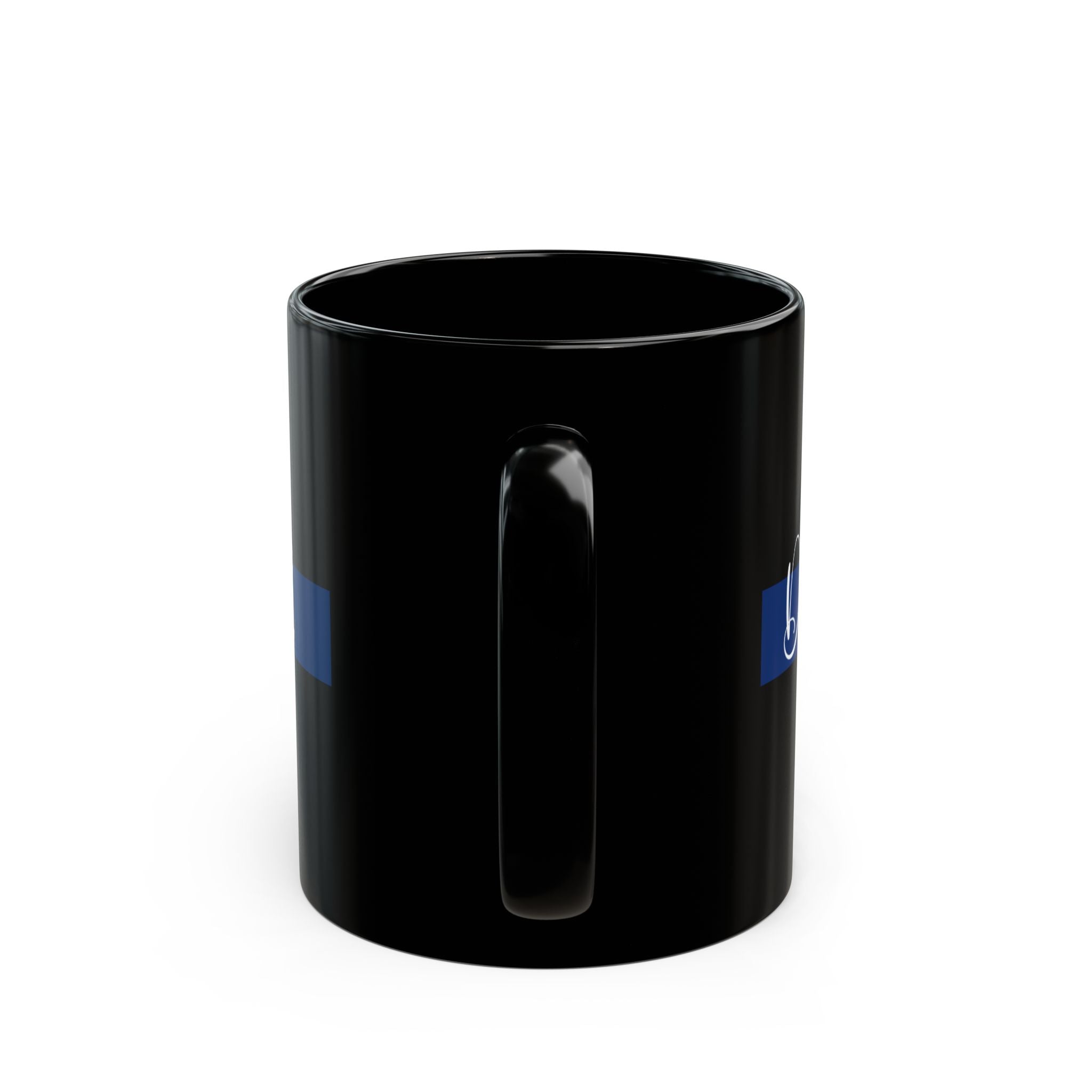 Daughter of Blue Black Mug (11oz) Thin Blue Line Gift Idea