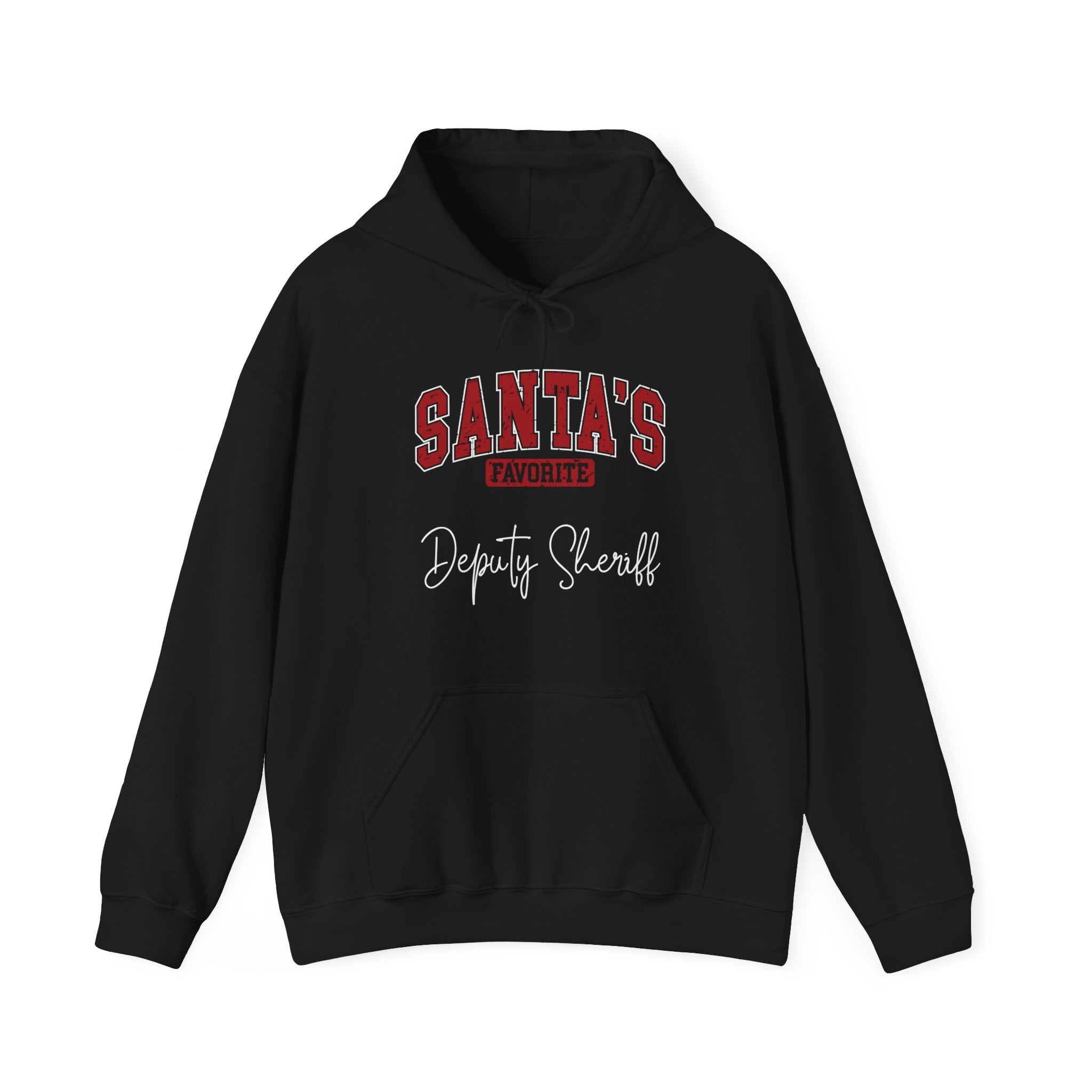 Santas favorite Deputy Sheriff Unisex Heavy Blend Hooded Sweatshirt