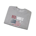 Load image into Gallery viewer, Red White and Blue Line Unisex Heavy Blend™ Crewneck Officer Sweatshirt
