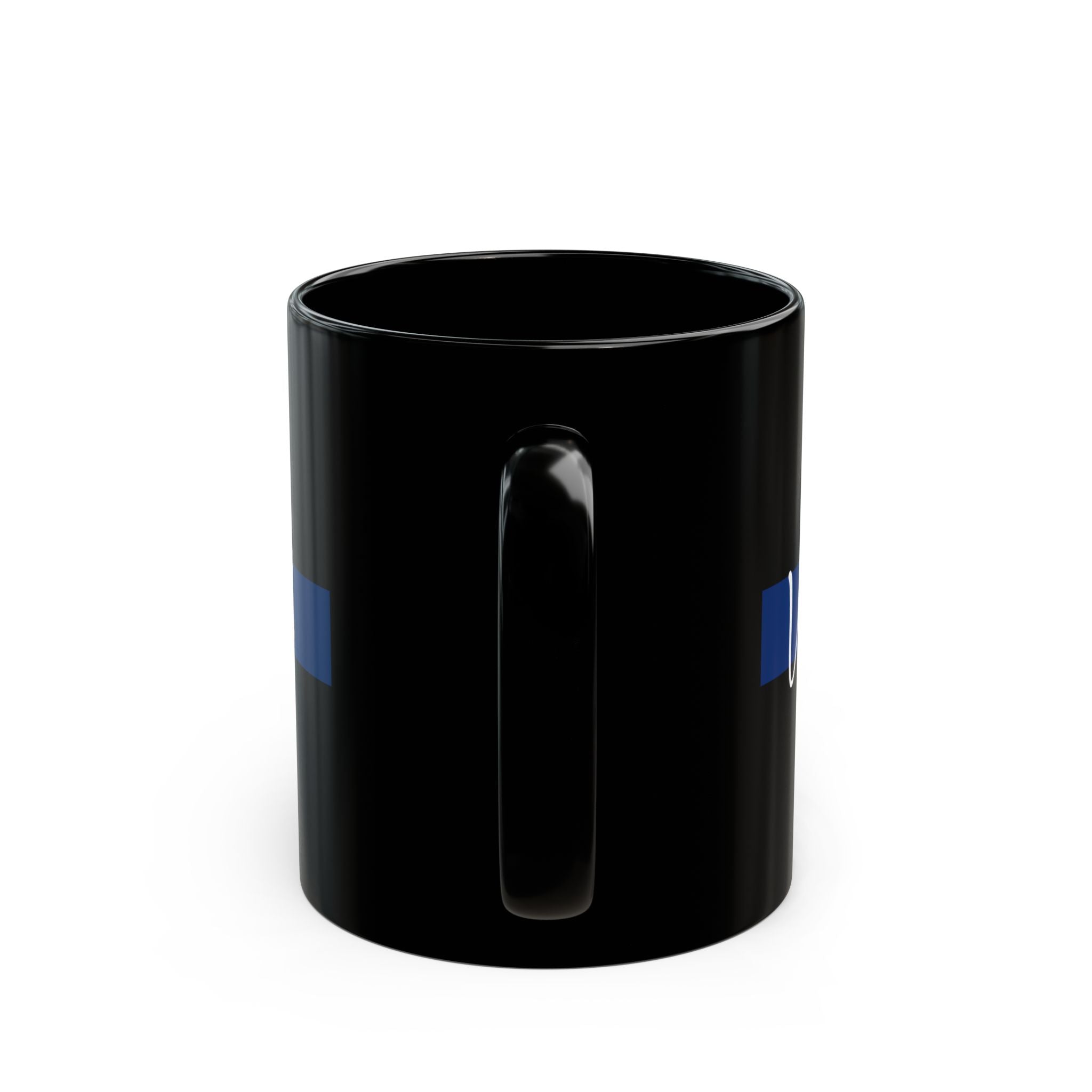 Wife of Blue Black Mug (11oz) Thin Blue Line Spouse Gift Idea