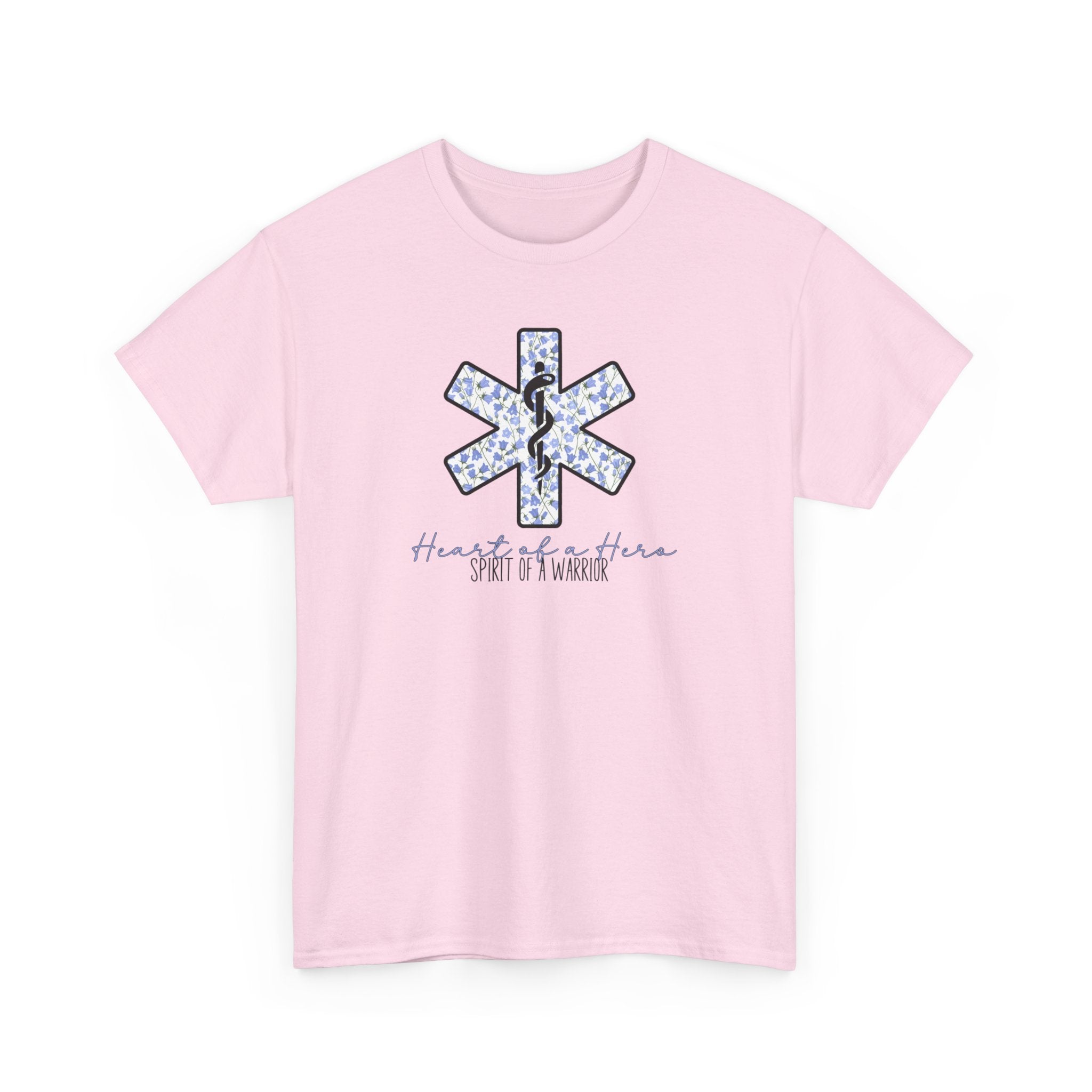 Floral EMS/EMT Heavy Cotton Tee