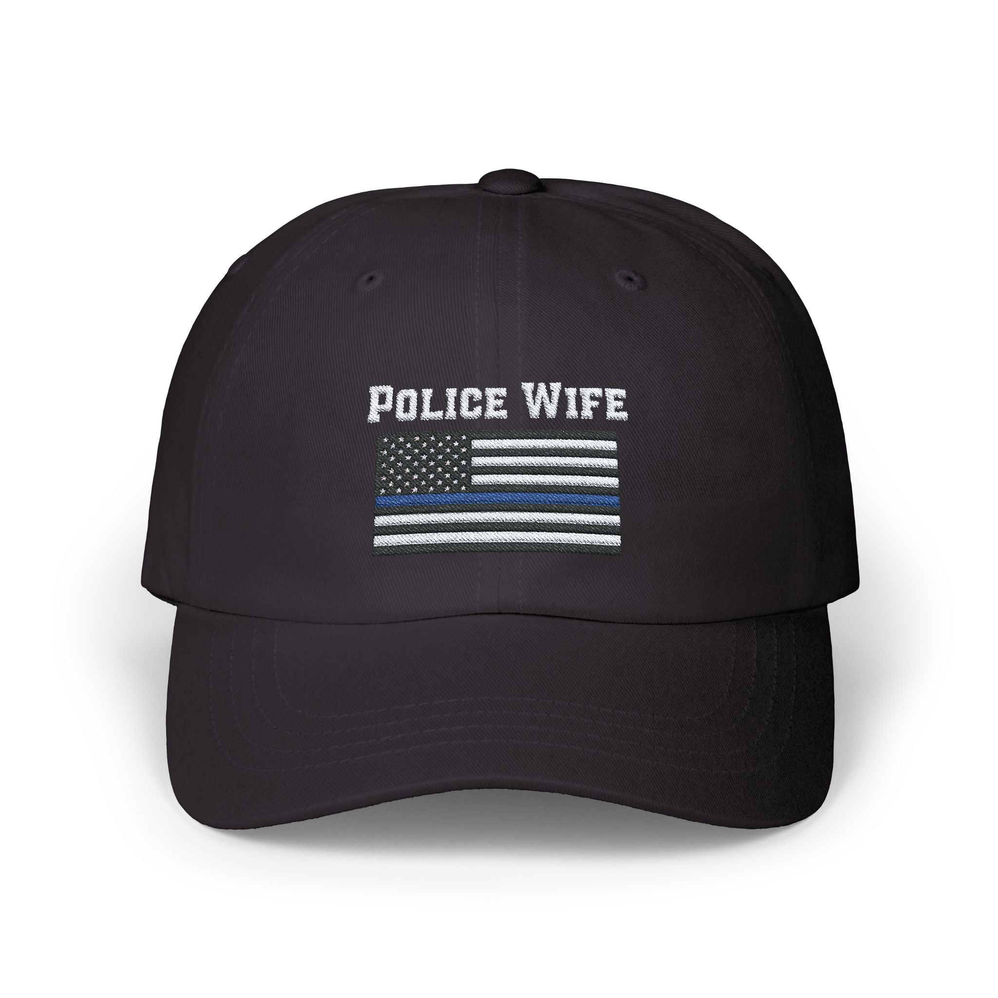 Embroidered Police Wife Classic Cap