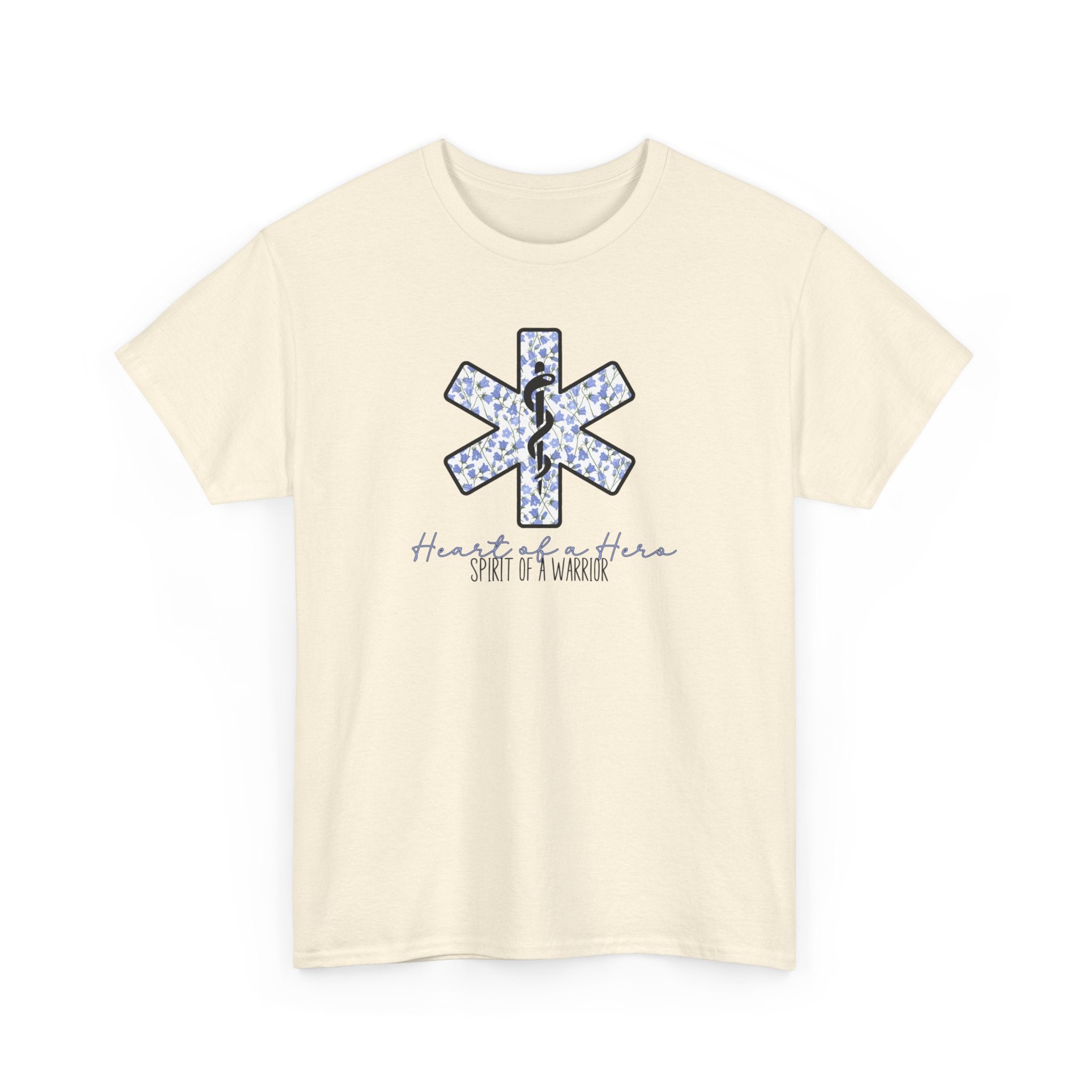 Floral EMS/EMT Heavy Cotton Tee