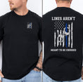 Load image into Gallery viewer, Lines arent meant to be crossed Unisex Softstyle T-Shirt
