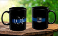 Load image into Gallery viewer, Wife of Blue Black Mug (11oz) Thin Blue Line Spouse Gift Idea
