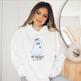 Load image into Gallery viewer, Boo Line Beauty Unisex Heavy Blend™ Hooded Halloween Sweatshirt Female Officer
