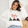 Load image into Gallery viewer, Sleighin it Unisex Heavy Blend™ Crewneck Sweatshirt Officer Christmas gift idea
